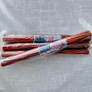 Wildheart Tiger Striped Strawberry Stick of Rock